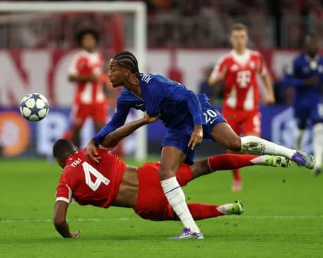 The Blues' boss explodes when Bayern Munich defender Jonathan Tah escapes dismissal during UCL loss